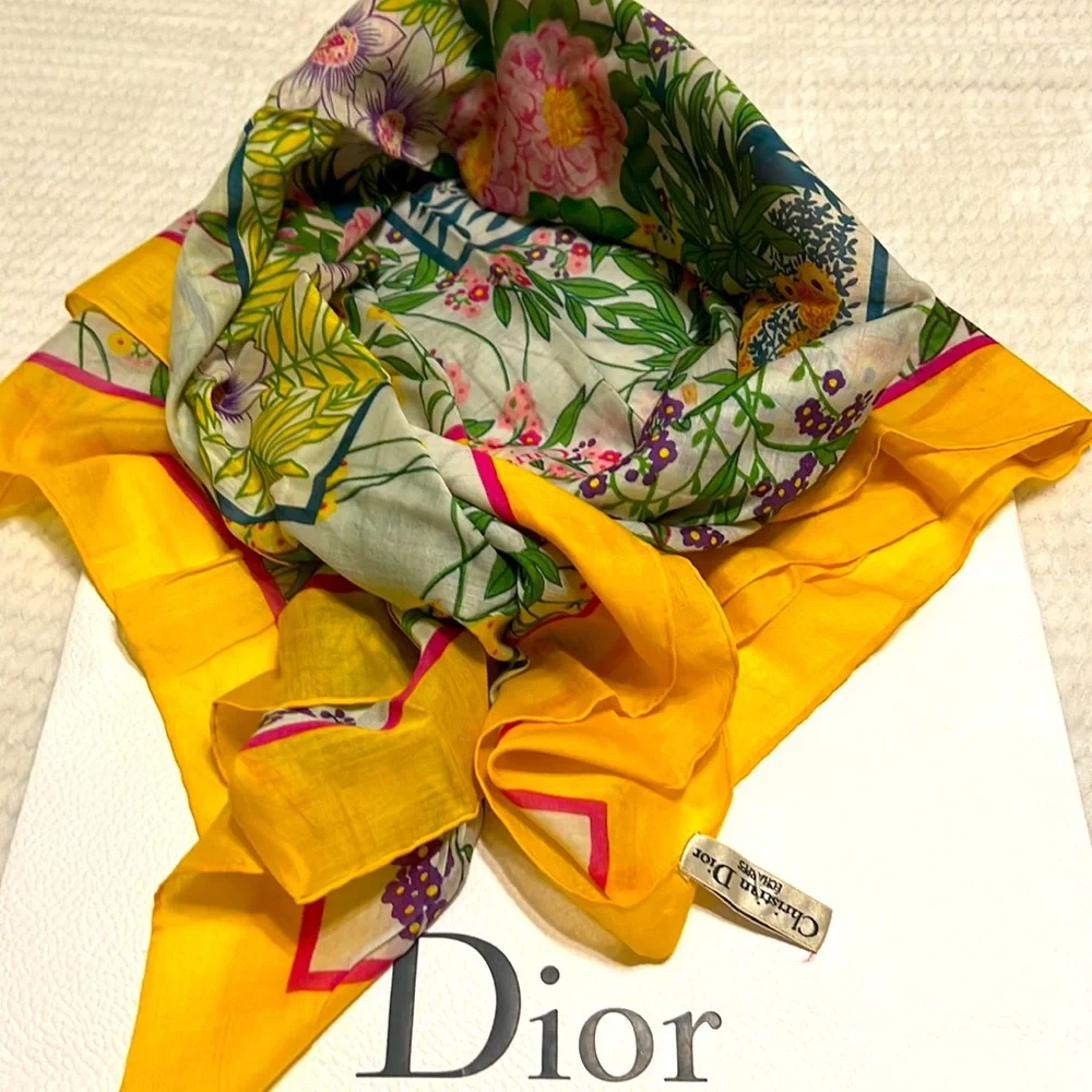 Christian Dior large scarf